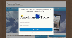 Desktop Screenshot of angelmantoday.com