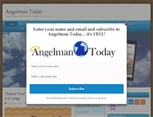 Tablet Screenshot of angelmantoday.com